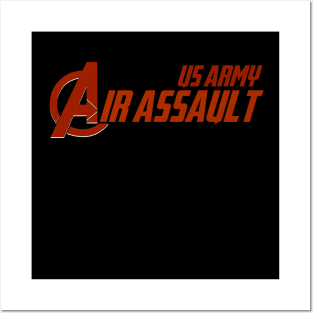 Air Assault Red Posters and Art